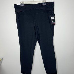 New Balance High Rise 7/8" Academy Tight Leggings Fitted Women's 2XL Black Fitte